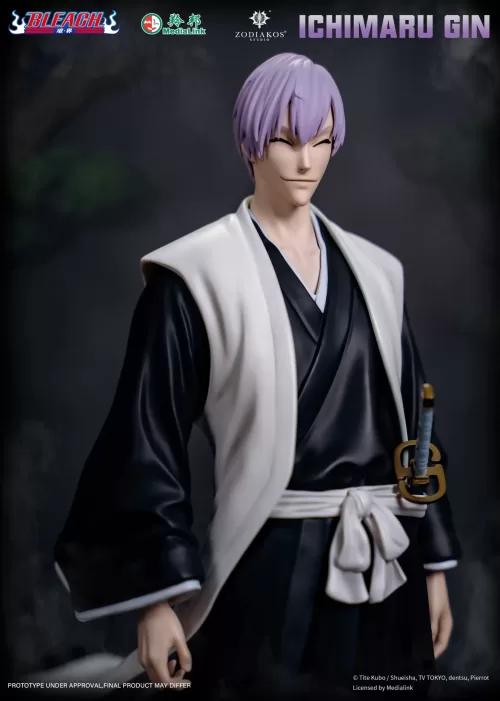 Zodiakos Studio - BLEACH Ichimaru Gin Licensed Statue - Image 3